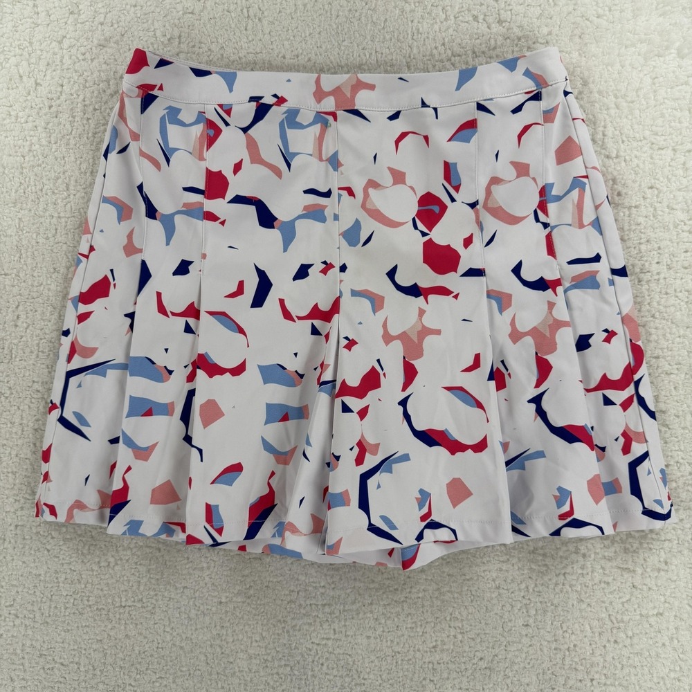 Ping Skort Womens‎ 4 White Multicolor Abstract Print SensorCool Golf Athletic